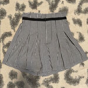 Kendall + Kylie Checkered Skirt
